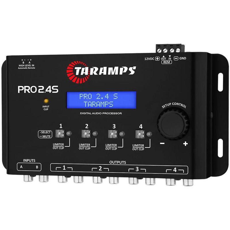 Procesador de señal y ecualizador Taramps Pro 2.4S DSP Crossover
