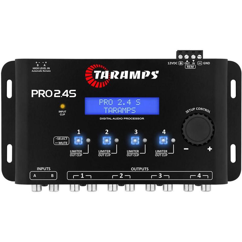 Procesador de señal y ecualizador Taramps Pro 2.4S DSP Crossover
