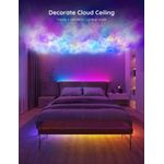 Tira de luces LED RGBIC Govee de 100 pies luces LED inteligentes que funcionan con Alexa y el Asistente de Google luces LED para dormitorio control de