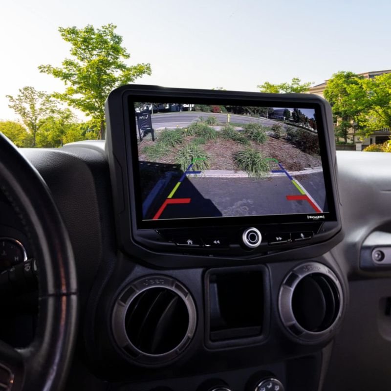 Cámara de reversa EchoMaster para Jeep Wrangler JK HD impermeable