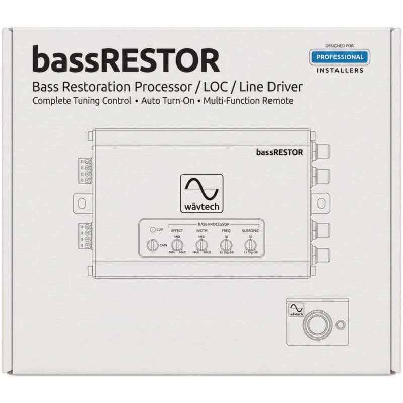 Restaurador de Bajos WavTech bassRESTOR 12V