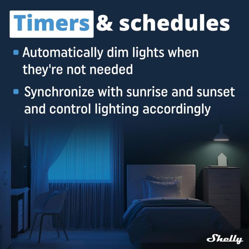 Shelly Plus Wall Dimmer WiFi Smart Switch paquete de 2
