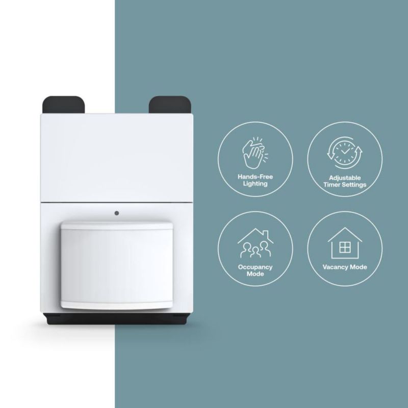 Interruptor con sensor de movimiento Deako Simple Auto Timer blanco