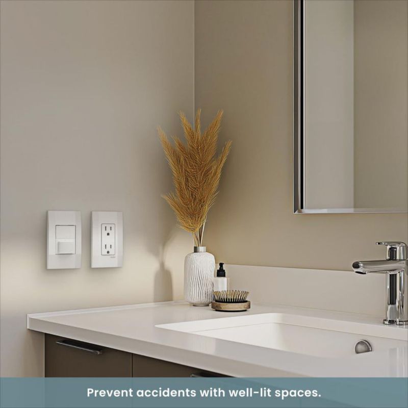 Interruptor con sensor de movimiento Deako Simple Auto Timer blanco