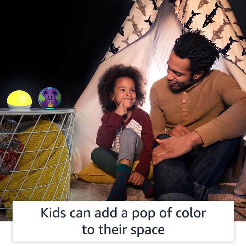 Lámpara inteligente Amazon Echo Glow Multicolor que funciona con Alexa