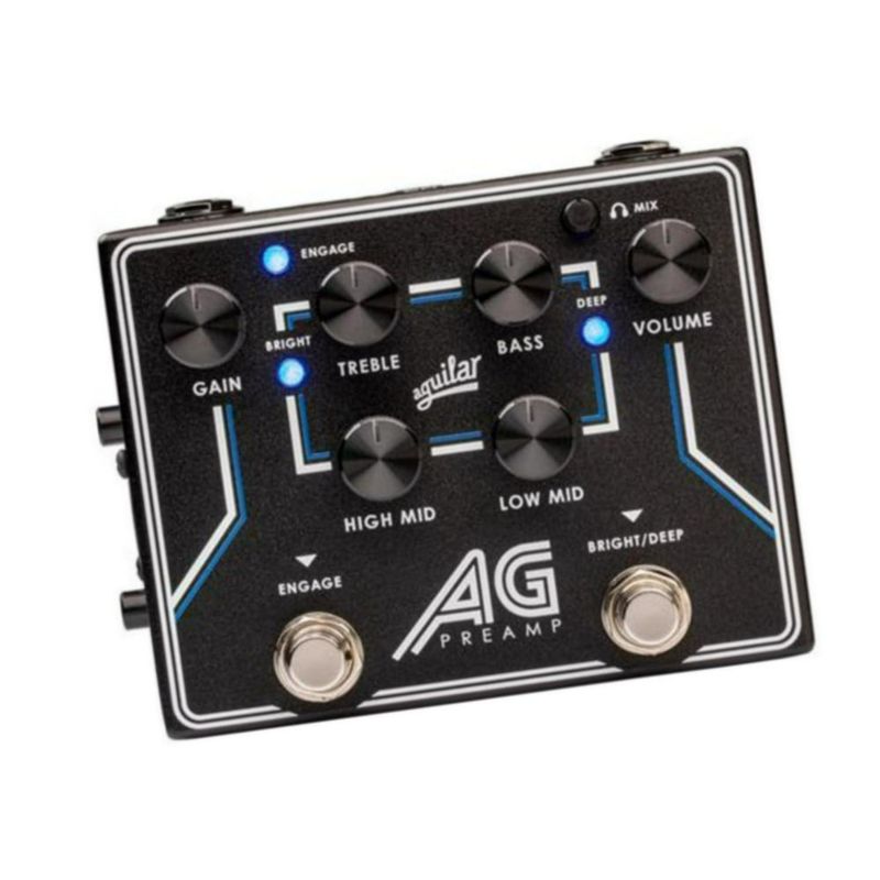 Pedal Preamp DI Aguilar AG con Ecualizador Analógico de 4 Bandas