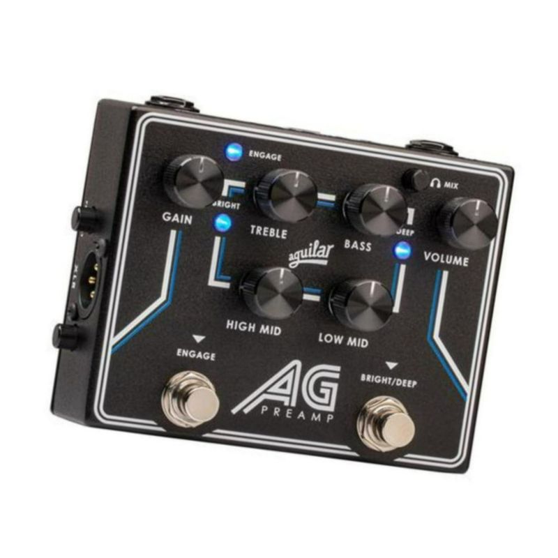 Pedal Preamp DI Aguilar AG con Ecualizador Analógico de 4 Bandas