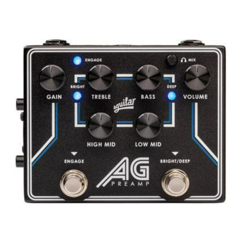 Pedal Preamp DI Aguilar AG con Ecualizador Analógico de 4 Bandas