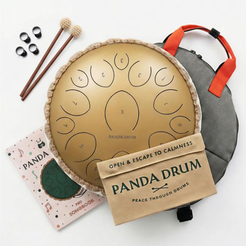 Tambor de Lengüeta de Acero PANDA DRUM Pro 15" 432Hz Kit