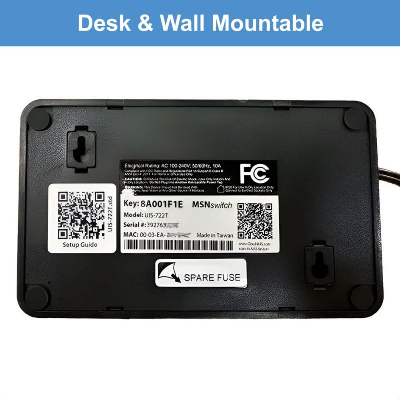 Interruptor de Encendido Proxicast UIS-722T con 2 Salidas de CA y Control Remoto