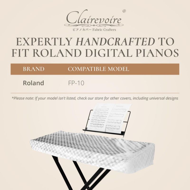 Funda Impermeable para Piano Digital Clairevoire Roland Serie FP