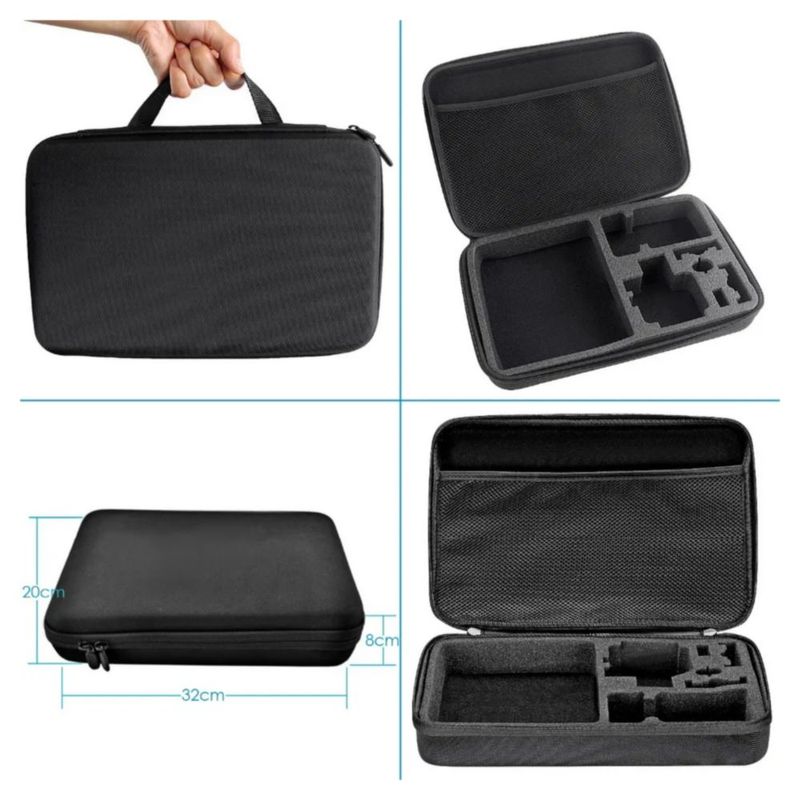 Kit De Accesorios Para Cámara De Acción 50 Piezas, Color Negro