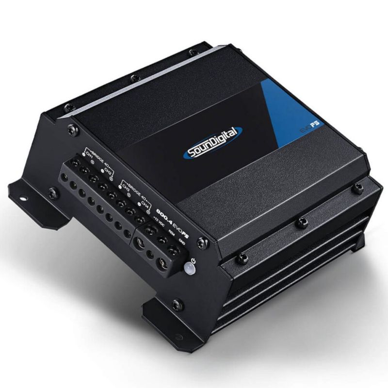 Amplificador SounDigital EVOPS 800.4 800W RMS 4 canales