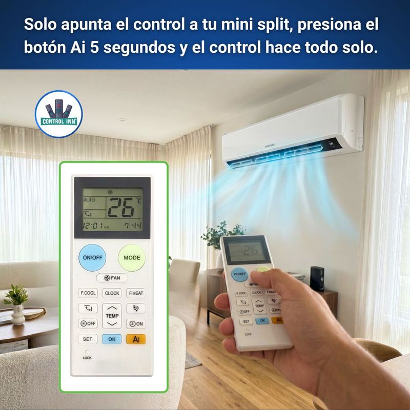 Control para aire ac frigidaire búsqueda inteligente ai