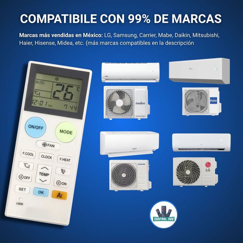 Control para aire ac frigidaire búsqueda inteligente ai
