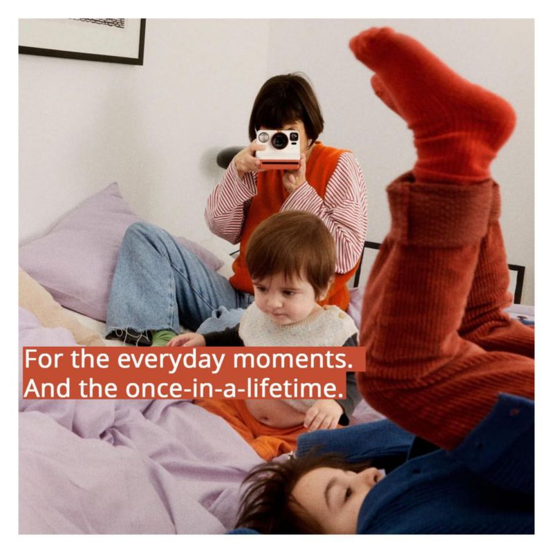 Paquete Cámara Instantánea Polaroid Now Generación 3 Blanco Guijarro