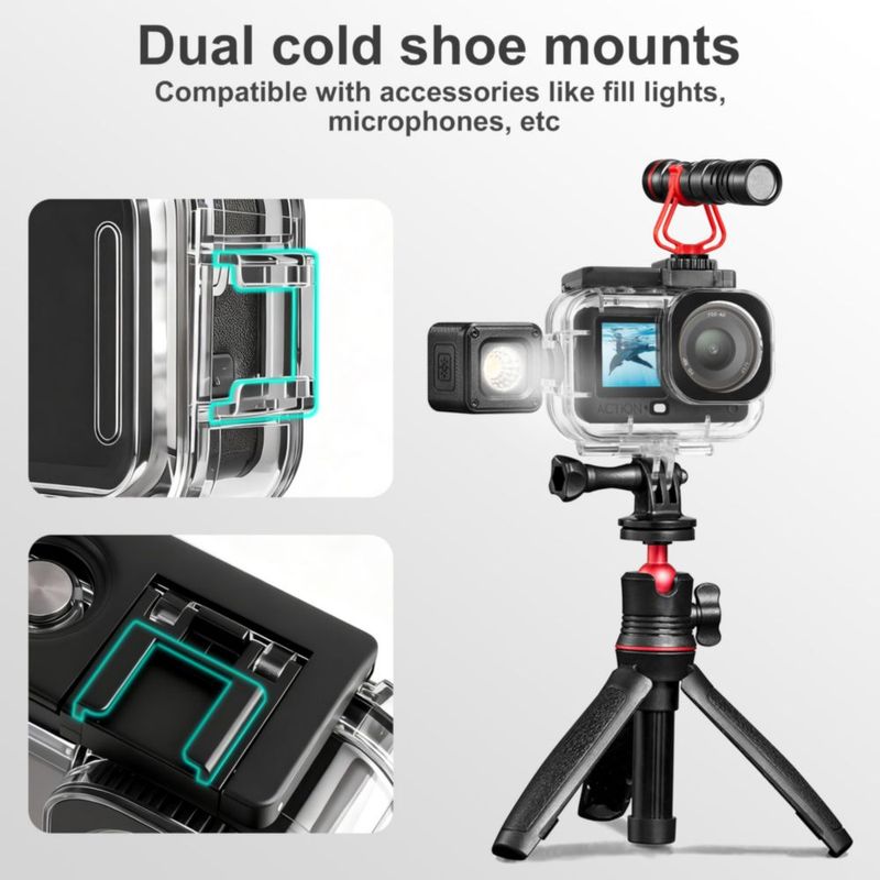 Kit de filtros de buceo FiTSTILL para DJI Osmo Action 6