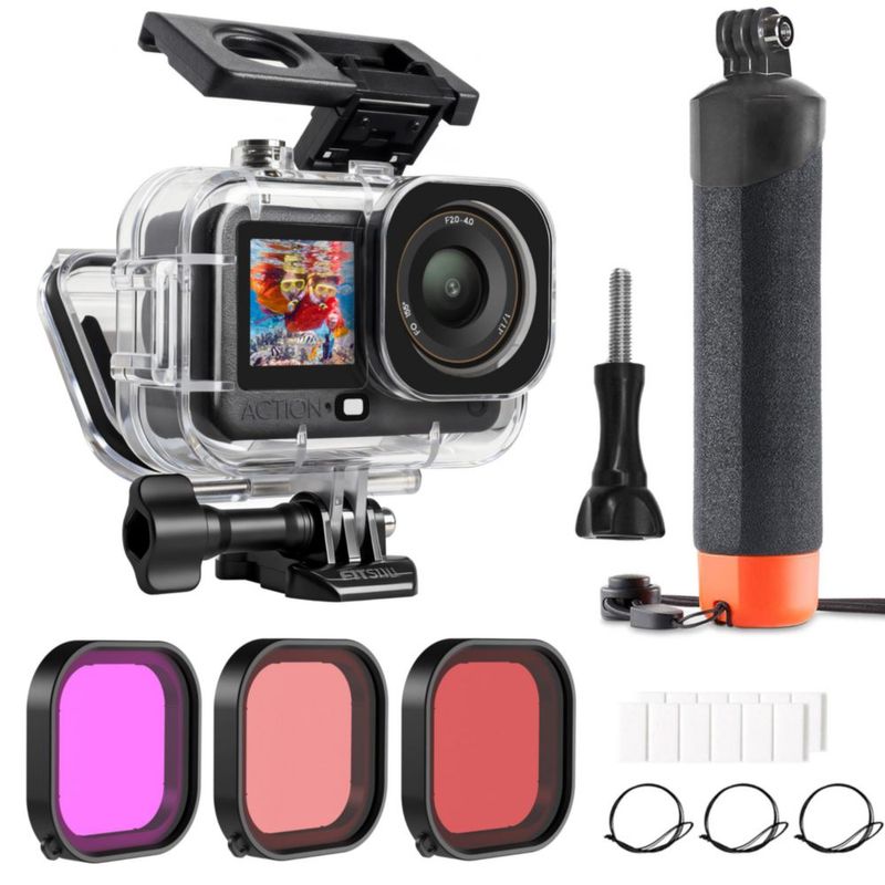 Kit de filtros de buceo FiTSTILL para DJI Osmo Action 6