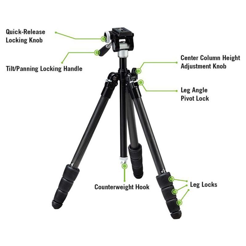 Trípode Vortex Summit Carbon II Kit 25 lb (11 kg)