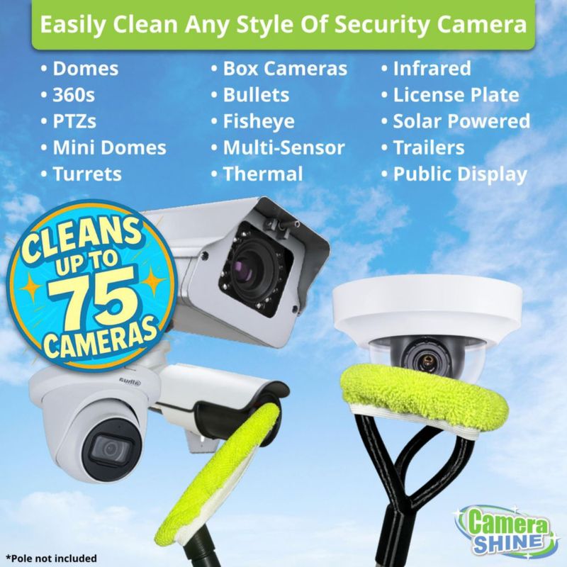 Kit de Limpieza CameraShine PRO para Cámaras de Vigilancia