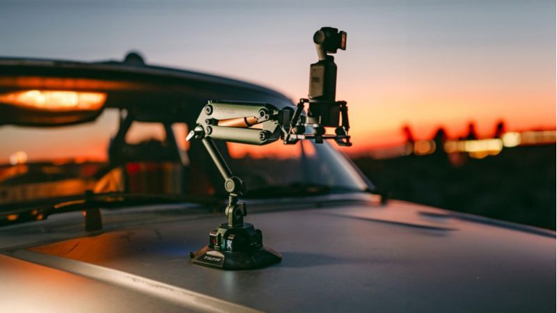 Cabezal amortiguador Tilta para DJI Osmo Pocket 3/4 – Titanio