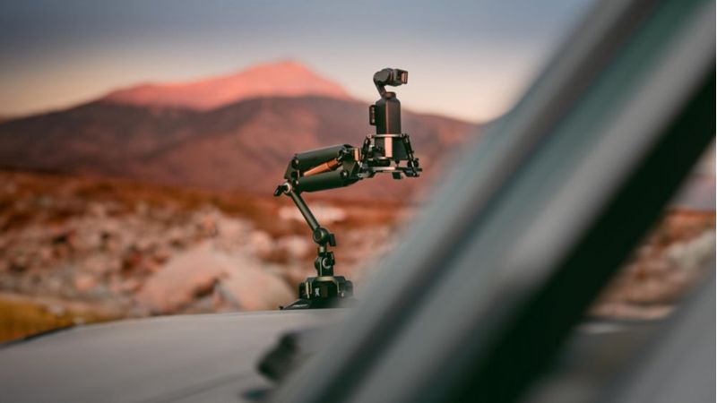 Cabezal amortiguador Tilta para DJI Osmo Pocket 3/4 – Titanio