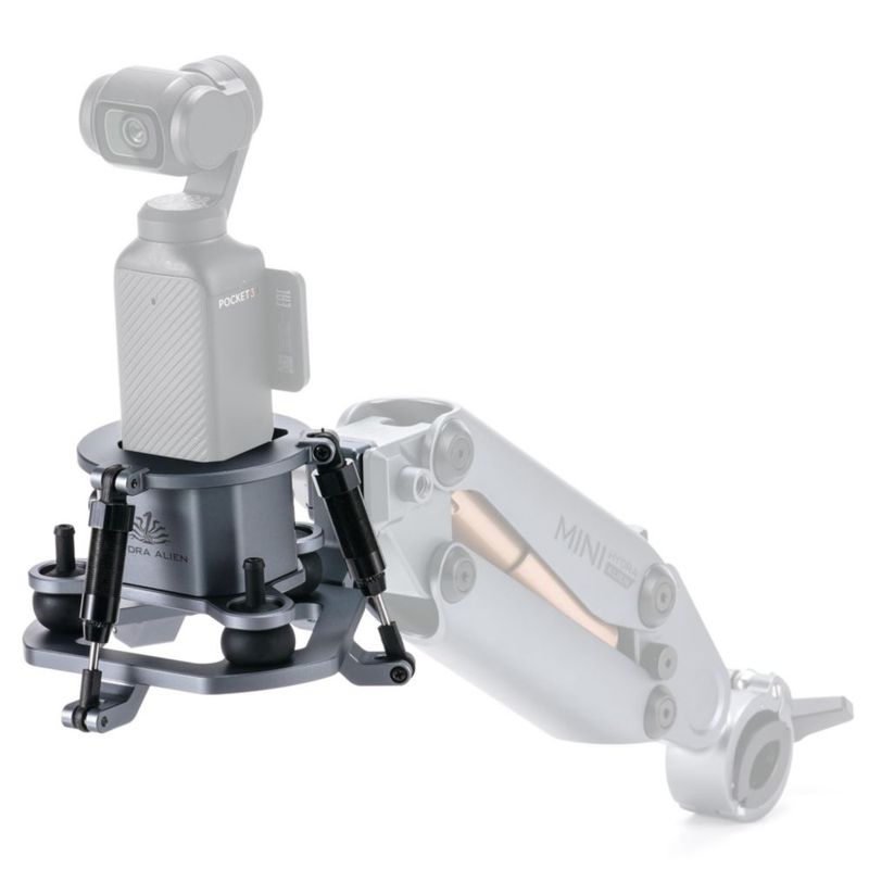 Cabezal amortiguador Tilta para DJI Osmo Pocket 3/4 – Titanio