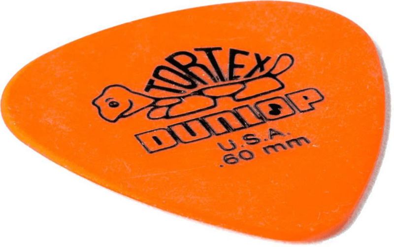Picks Jim Dunlop Tortex Standard 418P060 naranja 060 mm x 12