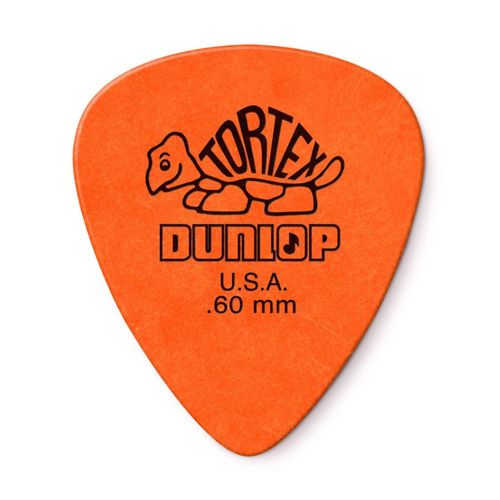 Picks Jim Dunlop Tortex Standard 418P060 naranja 060 mm x 12