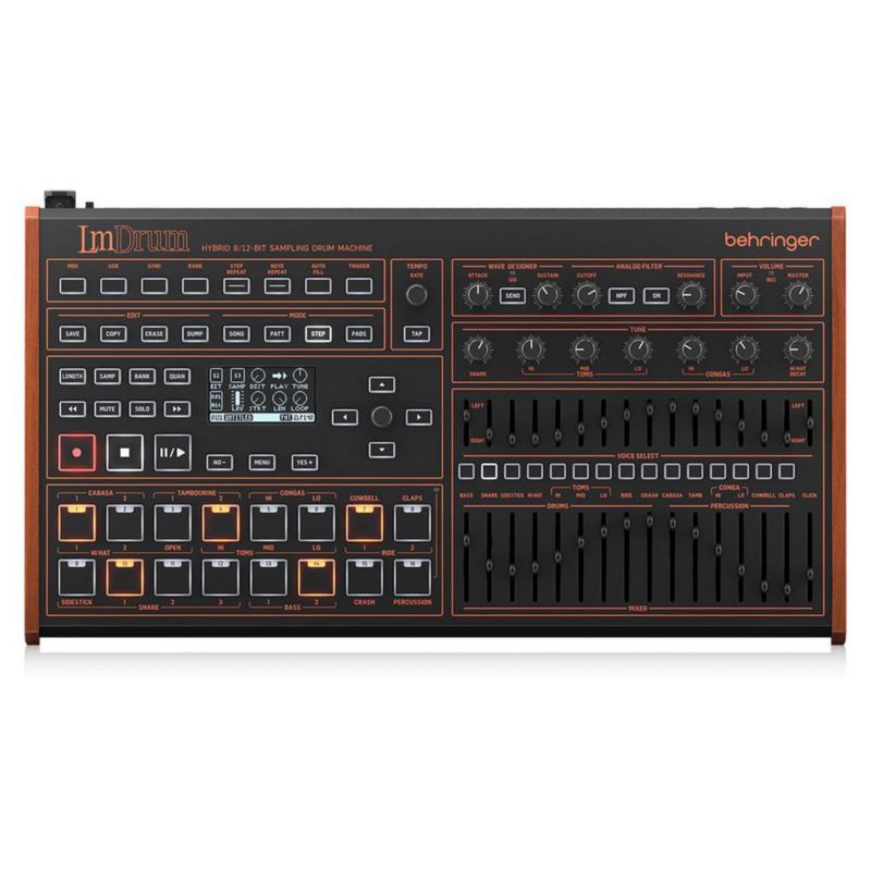 Máquina de percusión Behringer LM DRUM Classic Hybrid – Paquete