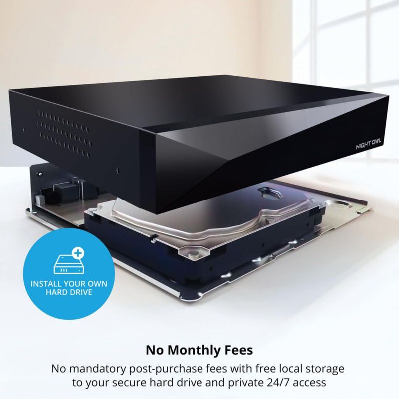 DVR Night Owl 12 canales 4K con audio bidireccional