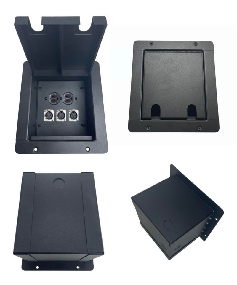 Caja de Piso Pro-Craft 18 cm x 17 cm x 14 cm AC 3 canales