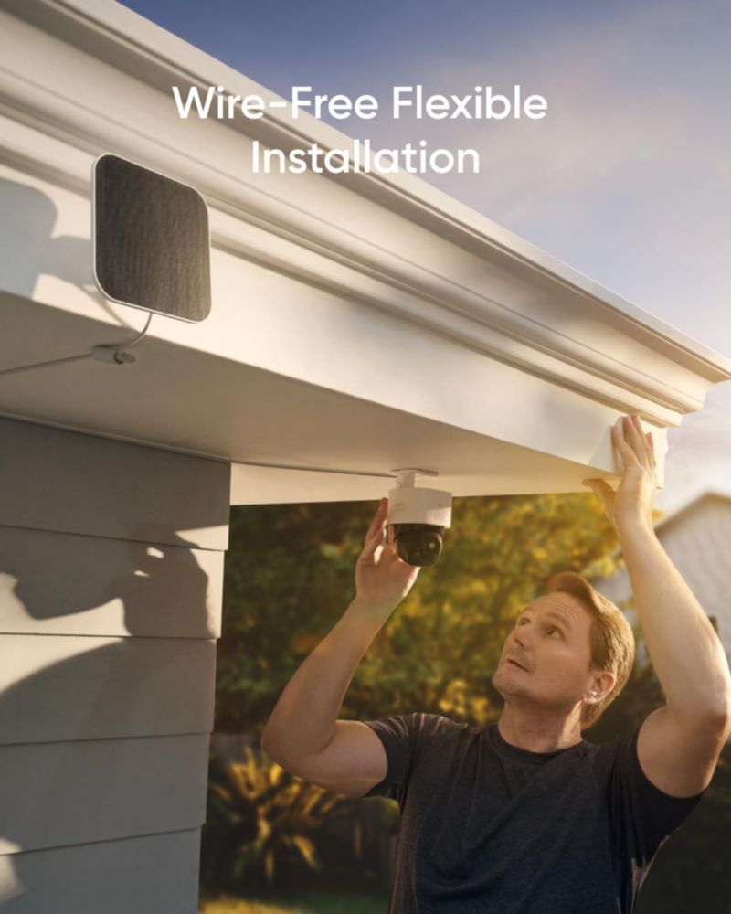 Kit de cámaras de seguridad eufy SoloCam S340 de 4 unidades inalámbricas y con energía solar