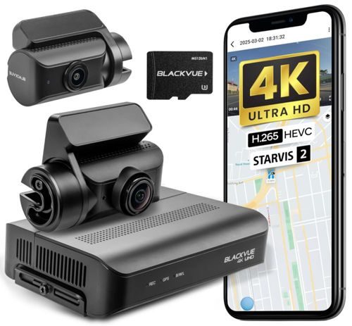Cámara de tablero BlackVue DR970X 4K+Full HD 64 GB