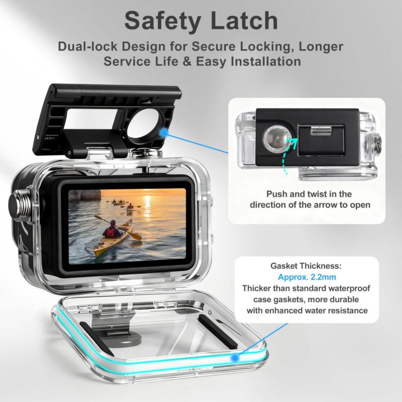 Estuche impermeable FitStill para DJI OSMO Action 6