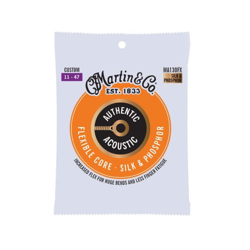 Cuerdas de guitarra MARTIN MA130FX 92/8 de bronce fosforado