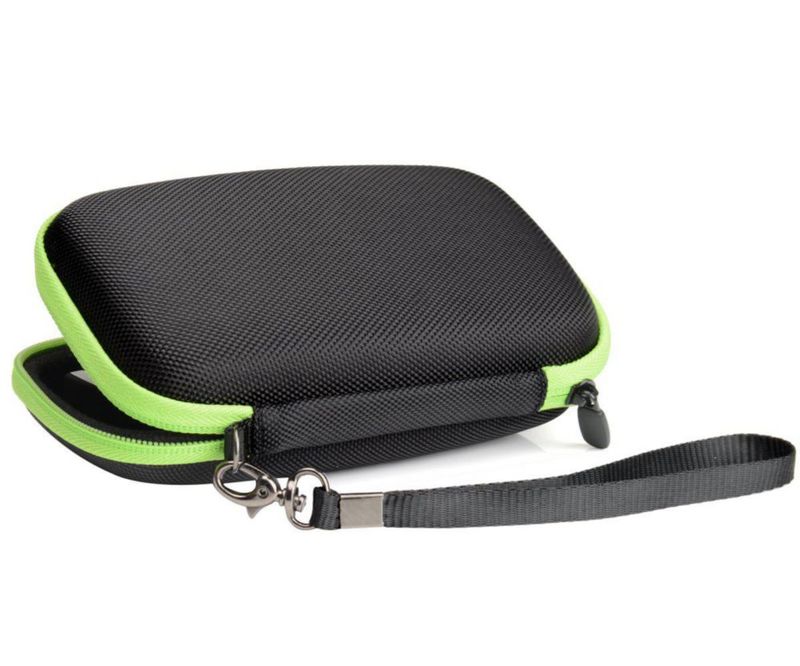 Funda protectora CaseSack para ZOLEO negro/verde