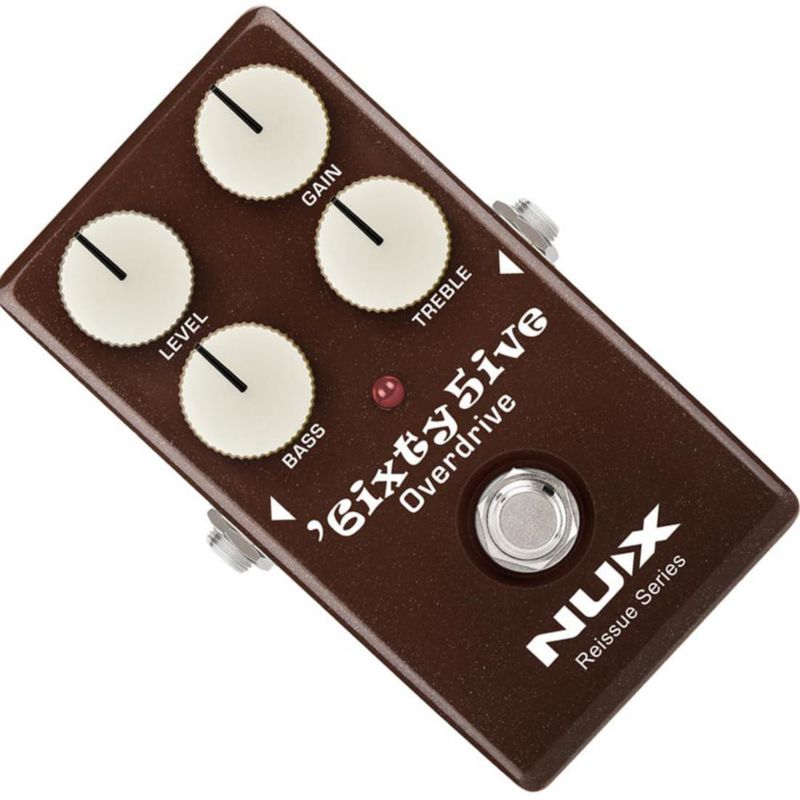 Pedal de Overdrive NUX 6ixty5ive True-bypass 9V
