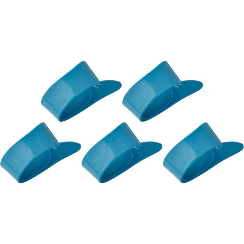 Púas de pulgar Herco HE115 Flex paquete de 5 - Azul