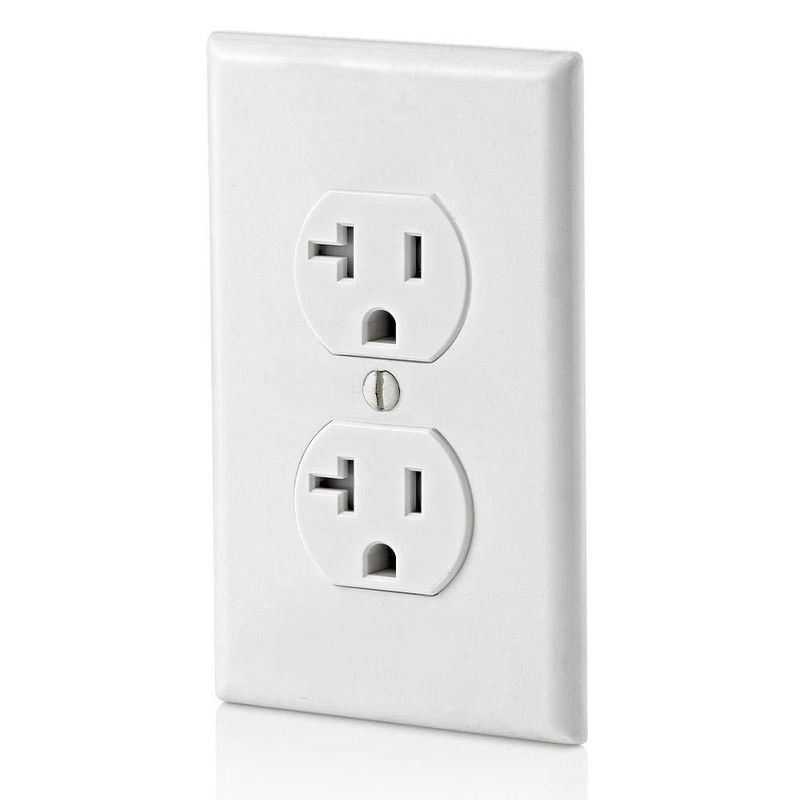 Enchufe Leviton 20A TR Dúplex T5820-W Blanco 125V