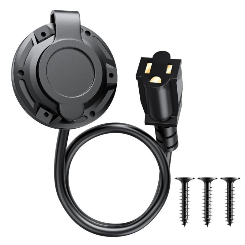 Enchufe eléctrico SunnyLith 20A 125V cable de extensión de 41 cm