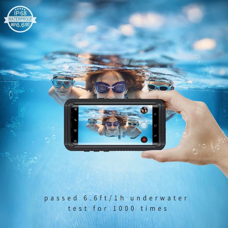 Funda Lanhiem para Samsung Galaxy S9 IP68 Impermeable y Resistente a Golpes