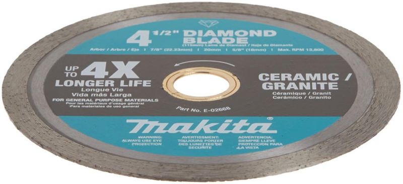 Cuchilla de Diamante Makita 115 mm Borde Continuo