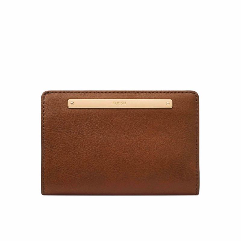 Cartera Fossil Liza de Cuero 13 cm x 9 cm Marrón