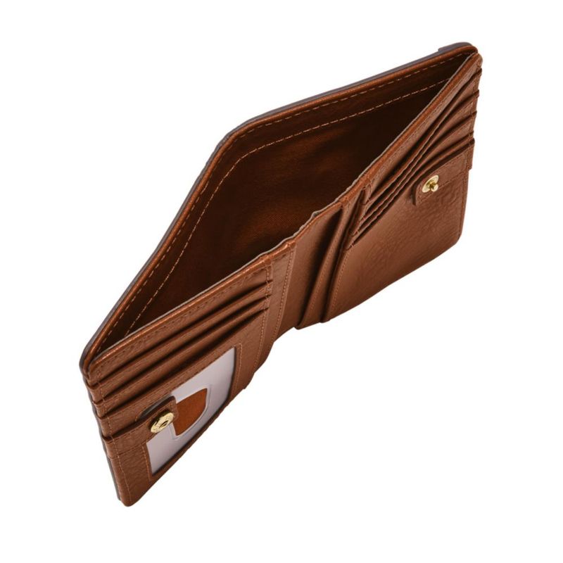Cartera Fossil Liza de Cuero 13 cm x 9 cm Marrón