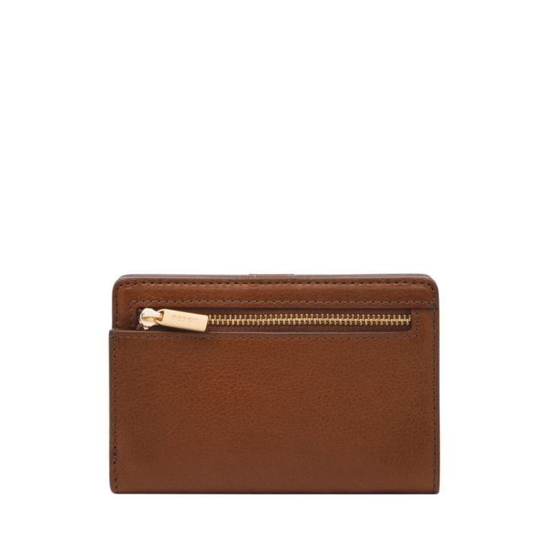 Cartera Fossil Liza de Cuero 13 cm x 9 cm Marrón