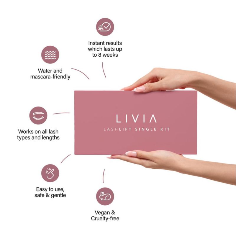 Kit de Lifting de Pestañas LIVIA – Fórmula Profesional Coreana