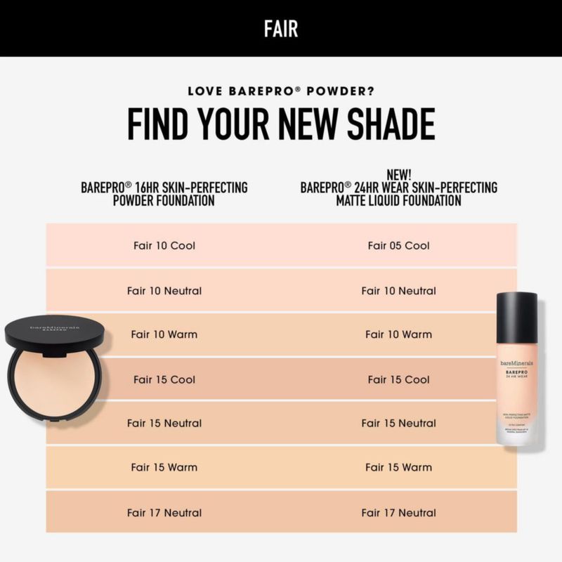 Base de maquillaje BareMinerals Barepro 24 HR Wear SPF 20 30 ml