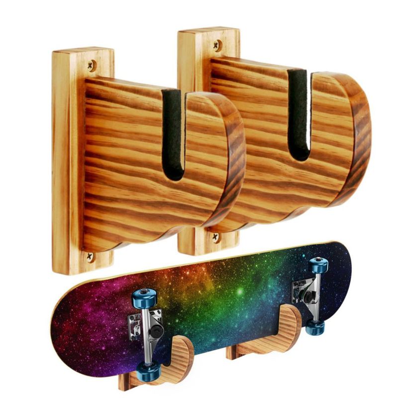 Rack Horizontal de Madera para Skateboards BiJun 400 g