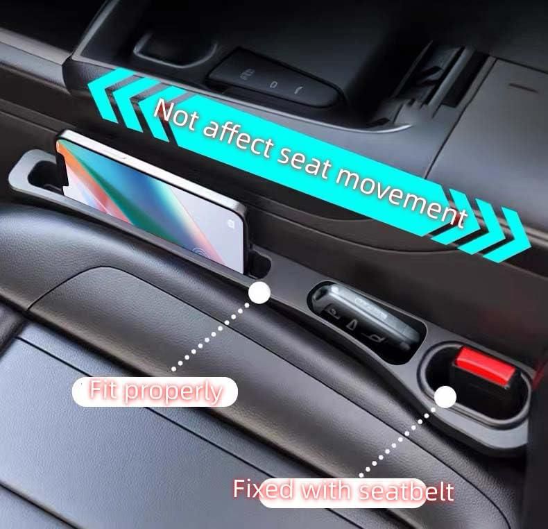 Relleno de Hueco para Asiento de Coche AxelNex Negro - Pack de 2 Organizadores